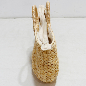 Artex Dong Thap Eco Friendly Straw Canvas Geometric <b>Zip</b> <b>Tote</b> Beach Handbag Women Summer Designer 2L Capacity - Product Image 6