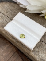 Bio Color Natural certificado 0,74 quilates turmalina corte corazón piedra preciosa suelta excelente Color amarillo para la fabricación de joyas