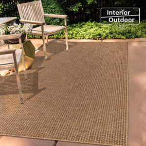 Modern Washable Jute <b>Rug</b> for Indoor & <b>Outdoor</b> Classic Hallway Runner Bedroom Carpet - Product Image 5