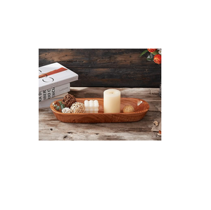 Cuenco decorativo de madera de mango respetuoso con el medio ambiente al por mayor, cuenco de masa de madera exigente personalizado, producto superventas - Product Image 3