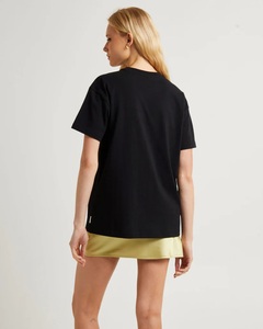 Camiseta Holgada de Verano para Mujer, con Estampado Floral Brillante, Ecológica, Multicolor, con Estampado Fotográfico - Product Image 2