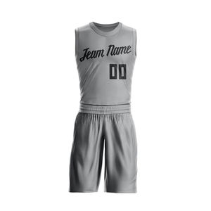 Ensemble d'uniformes de basket-ball sans manches, kit d'uniformes de sport 100% polyester, couleur et logo personnalisés, haute qualité, nom de l'équipe, service OEM - Product Image 1