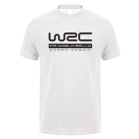 T-shirts de la nouvelle collection 2025 du Championnat du monde des rallyes WRC, mode masculine, été, manches courtes, t-shirt imprimé pour homme, col rond, ample, C
