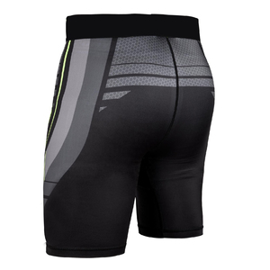 Short gris pour homme Short de compression double épaisseur pour homme Short de sport Gym Running 2 en 1 pour homme - Product Image 4