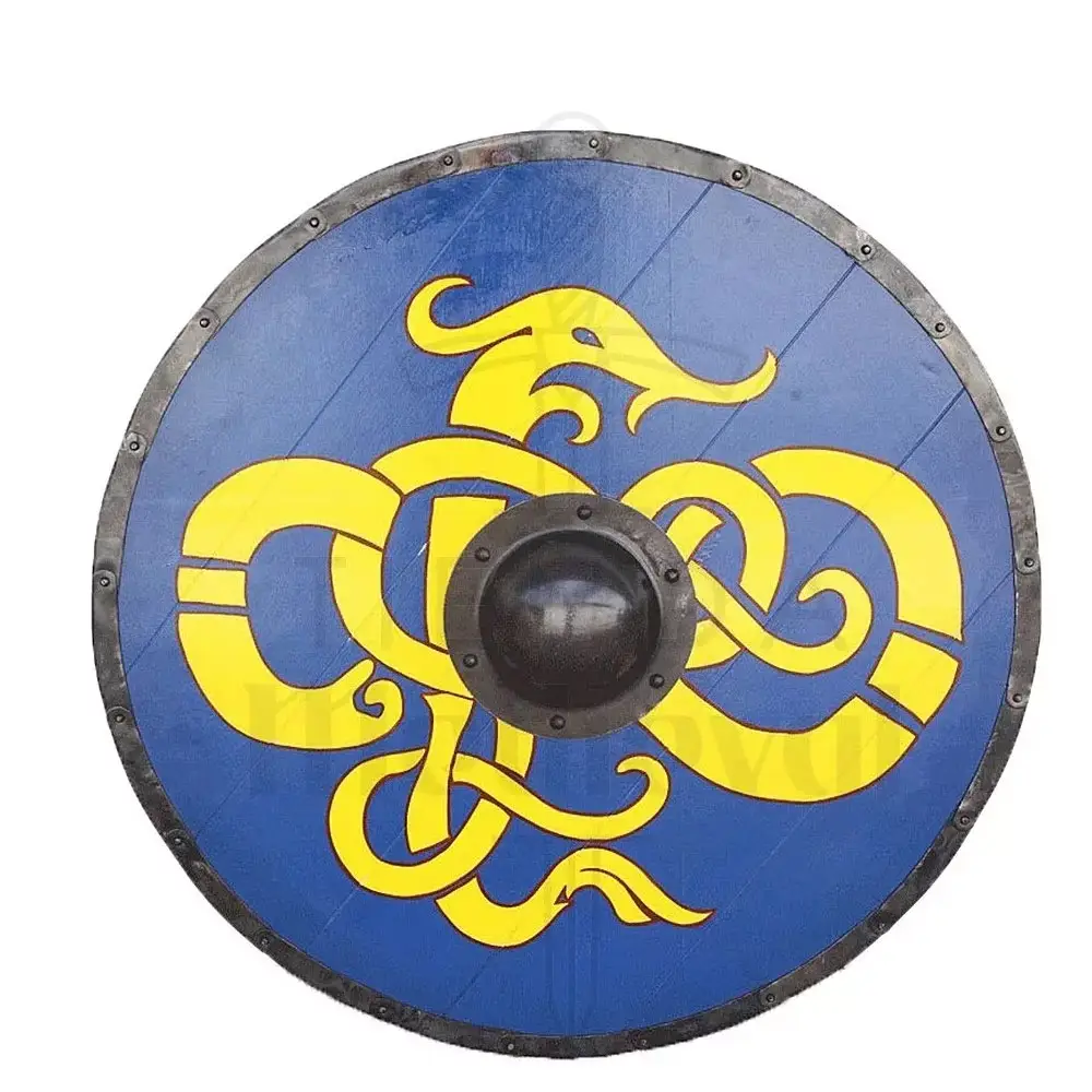 New Design Medieval Shield Ready Viking Medieval Wooden Viking Shield Medieval Vikings Handcrafted Adult Size 24" Warrior Shield