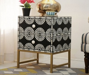 Cofre con incrustaciones de hueso hecho a mano, 5 cajones, nuevo diseño, muebles de moda para el hogar para dormitorio, sala de estar, encontrar artesanías naturales similares - Product Image 4
