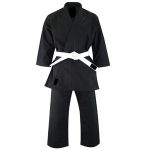 Conjuntos de uniformes de Karate con logotipo personalizado de alta calidad, artes marciales aprobadas por la fábrica, 100% de algodón, 300g, tela resistente de secado rápido - Product Image 1