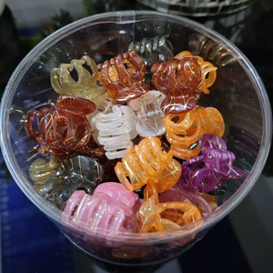 Pinzas para el Cabello Ecológicas y Duraderas para Mujer, Plástico de Color Sólido, Accesorios para el Cabello Bonitos, 48 Piezas, Regalo de Acción de Gracias - Product Image 1