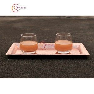 Bandeja de Cerámica Martillada Vintage de Tamaño Personalizado, con Diseño de Plantas Plateadas Brillantes, Ecológica, Apta para Alimentos, Decoración Única para el Hogar, Plato para Servir - Product Image 4