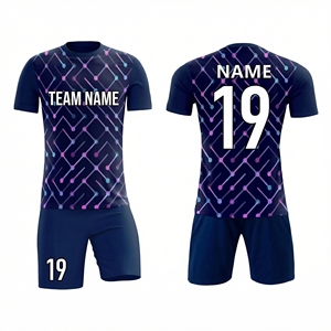 Conjunto de Uniforme de Fútbol Sublimado Personalizado, Secado Rápido, Transpirable, Nombre del Equipo, Número, Logotipo, Fabricante OEM de Pakistán - Product Image 1