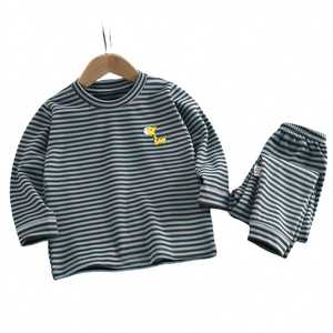 printed organic cotton winter homewear night suit kids pajama set <b>sleepwear</b> comfortable warm children loungewear boys <b>girls</b> - Product Image 2