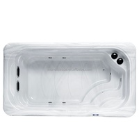 Récipient Compact en Acrylique de 4 Mètres de Piscine Unique Sans Fin Spa de Natation Piscine Extérieure Intérieure
