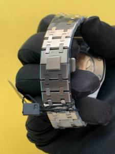 Top Trending 41mm <b>Black</b> Dial Stainless Steel Mechanical Automatic Analog Wrist <b>Watch</b> For <b>Men</b> Sports Fashion At Lowest Price - Product Image 4