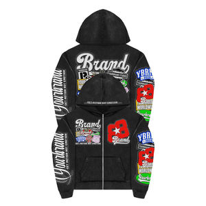 Venta directa de fábrica, sudaderas con capucha para hombre, colores sólidos con tela de alta calidad, sudaderas con capucha y sudaderas para hombre, sudadera básica transpirable personalizada - Product Image 2