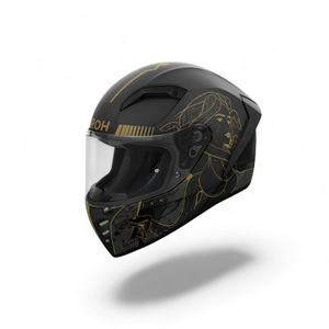 Casco de Motocicleta Integral Termoplástico AIROH Connor HRT, Talla XL, Cierre Rápido, Compatible con Intercomunicador Bluetooth, Nuevo - Product Image 1