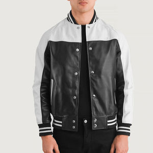 Veste d'hiver personnalisable pour hommes grande taille épaissie longue en cuir véritable PU vêtements chauds nouveau Design veste en cuir pour hommes - Product Image 2