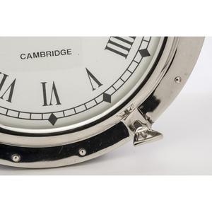 Horloge murale décorative de style nouveau, cadre de hublot nautique, décoration murale pour salon et chambre à coucher, polissage brillant - Product Image 3