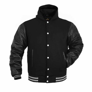 2024-2025 vente en gros personnalisé dernières conceptions à manches longues Baseball Varsity veste hommes plaine vierge Varsity Letterman vestes - Product Image 1