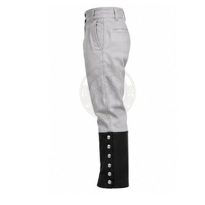 Pantalon classique coupe droite inspiré des guerres napoléoniennes, design historique, coutures soignées, forme confortable, écologique et respirant - Product Image 6