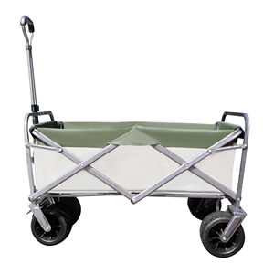 Usine directement Portable <span class=keywords><strong>Chariot</strong></span> Pliant En Acier Inoxydable <span class=keywords><strong>Beau</strong></span> <span class=keywords><strong>Jardin</strong></span> Pliant Plage Wagon Camp Pliant Utilitaire Wagon - Product Image 1