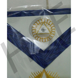 TABLIER RITE ÉCOSSAIS 14ème DEGRE BLEU & BLANC - Product Image 4