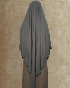 Nouveau Stock Modeste Khimar Fait à la Main Polyester Hijab Diamant Forme Plus La Taille Usage Quotidien pour les Prières Ramadan Eid Traditionnel Musulman - Product Image 3