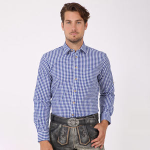 Chemise en coton à manches longues pour hommes de haute qualité personnalisable style traditionnel allemand bavarois Oktoberfest élégant pour l'automne - Product Image 2