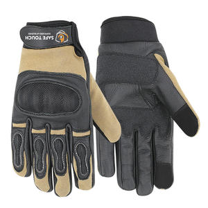 Gants personnalisés en gros hiver noir couleur forces spéciales protection sécurité main écran tactile plein doigt tactique impact actif gants - Product Image 2