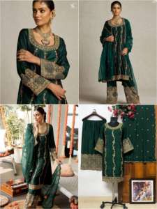 ชุดสูทผ้าไหมไชน์ที่สง่างามสำหรับผู้หญิงปักเลื่อมงานปักและงานตัดเย็บขอบลูกไม้เหมาะสำหรับงานปาร์ตี้และงานรื่นเริง - Product Image 6