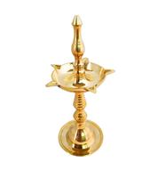 Lampe à huile traditionnelle Jaipurios Diwali en fer, design floral Samayi, 8 pouces, Kashi Samayi Diya, pour les magasins de cadeaux