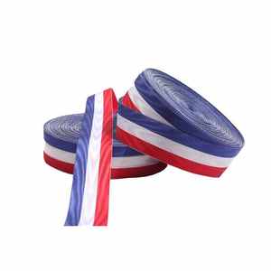 Cintas Medalla Ceremonial Personalizadas Doble Cara Grosgrain 100% Poliéster Reciclado Rainbow Stripe - Product Image 4