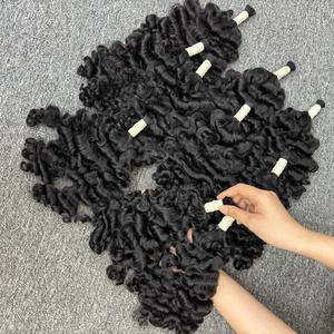 Best Quality Burmese Curly in Bulk Hair to <b>Braid</b>, 100% Human Hair, Raw Hair - Product Image 2