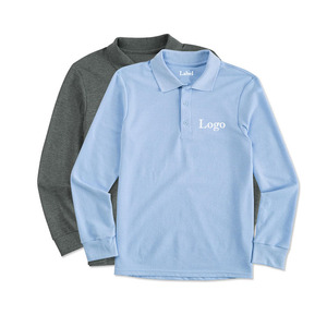 Polo de Manga Larga para Hombre de Alta Calidad, Logotipo Personalizado al por Mayor, Estampado Sólido Informal - Product Image 6