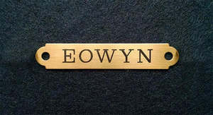 Placas de Identificación de Latón Grabadas con Láser Personalizadas y Pulimentadas para Artículos de Cuero, Etiquetas para Mascotas, Proveedor al por Mayor - Product Image 3