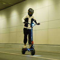 Trottinette électrique pliable YUME Raptor2 pour adultes, 60V 30Ah, double moteur, autonomie de 100 km, étanche, auto-équilibrante, stock UE/US