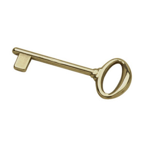 Chiave Classica in Ottone Lucido per Porte - Product Image 1