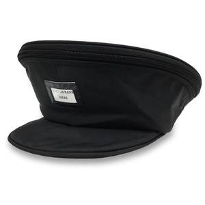 Gorra Protectora con Visera Negra con Ribete Rojo, Estilo Motero, con Visera, para Hombre, Ajuste Cómodo, Ideal para el Verano - Product Image 1