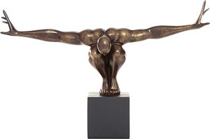 Statue et Sculpture Home Art Decor Salon Bureau Chambre Aluminium Or Personnalisé Ensemble - Product Image 2