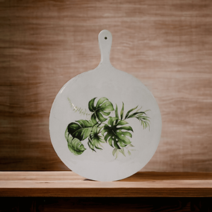 Planche à découper en bois de manguier de luxe blanc Impression personnalisée Ensemble de service artisanal unique fabriqué à la main pour ensembles de vaisselle de cuisine de ferme - Product Image 2