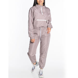 Logo personnalisé Ensemble de survêtements coupe-vent de haute qualité Ensemble veste et pantalon de course coupe-vent léger pour hommes - Product Image 1