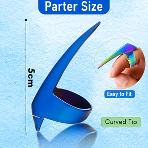 แหวนถักเปียสำหรับนิ้วเครื่องมือสำหรับการต่อผมปรับขนาดได้ - Product Image 2