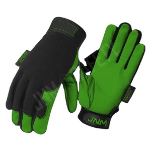 ถุงมือป้องกันหนังวัวลายเกรน ระบายอากาศได้ดี เคลือบสแปนเด็กซ์ สำหรับช่างประกอบ ขับรถ ถุงมือกันไฟ ถุงมือเพื่อความปลอดภัย - Product Image 3