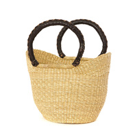 Sac en raphia jonc de mer de qualité supérieure sacs d'herbe de mer de luxe panier de paille fait main fabriqué au Vietnam