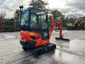 Mini-excavatrice de haute qualité, couleur noire, avec chenilles et bras hydraulique, pour travaux de construction - Product Image 3