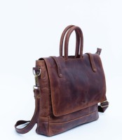 Sac messager en cuir pour homme, grand format, durable, fermeture à boucle et fermeture éclair, style vintage, multifonctionnel, logo personnalisé imprimé, style toutes saisons