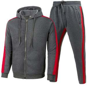 Conjunto Deportivo de Dos Piezas para Hombre, de Felpa de Algodón Grueso, Corte Ajustado, con Capucha, para Invierno - Product Image 5