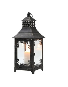 Lanterne en métal élégante classique au design personnalisé Nouveau dernier article décoratif de jardin fait à la main en gros Boîte emballée de style INS - Product Image 3