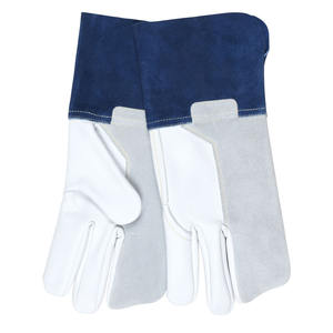 Guantes de soldadura Tig de cuero de piel de cabra Guantes de construcción ignífugos resistentes al calor y chispas de alta calidad - Product Image 4