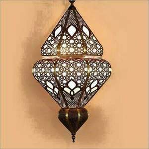 Lámpara colgante marroquí bien perforada, candelabros de Metal de estilo Art Deco elegante y tarros de hierro de alta calidad - Product Image 4