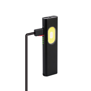 2025 nhỏ gọn có thể sạc lại LED làm việc ánh sáng cao lumen đa năng đèn pin với nam châm màu đỏ và màu xanh ánh sáng <span class=keywords><strong>flash</strong></span> cảnh báo - Product Image 5